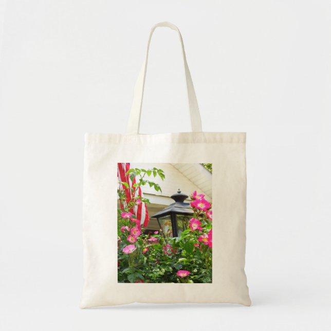 4:e juli-blommor - Martha's Vineyard Tote Bag Tygkasse (Framsidan)
