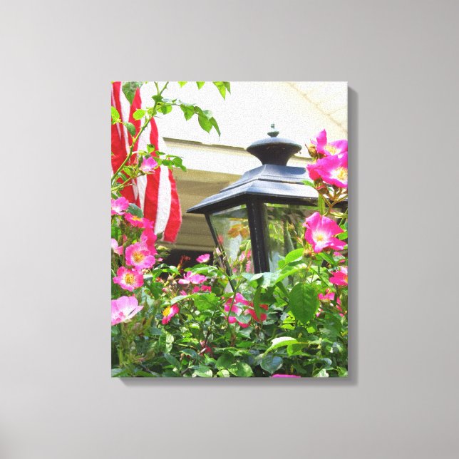 4:e juli-blommorna - Martha's Vineyard Canvastryck (Framsida)