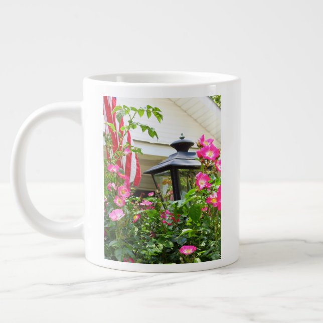 4:e juli-blommorna - Martha's Vineyard Jumbo Mugg (Vänster)