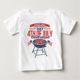 4:e juli: BQ Grill Family Reunion T Shirt