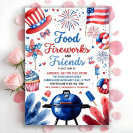 4:e juli-BQ-inbjudan, Party i USA Inbjudan