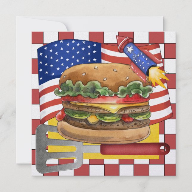 4:e juli - BQ-utträde! SRF Inbjudningar (Framsida)