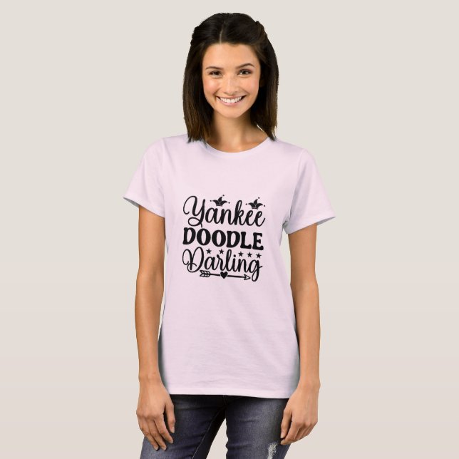 4:e juli citat t shirt (Hel framsida)