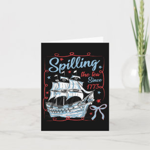 4:e juli då Tea spillades sedan 1773-1973-1999 Kort