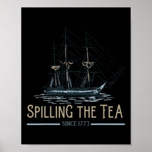 4:e juli då Tea spillades sedan 1773 fjärde delen Poster