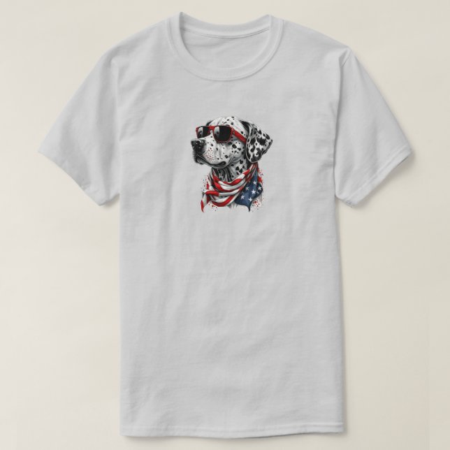4:e Juli Dalmatiner T-Shirt (Design framsida)