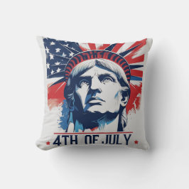 4:e juli det patriotiska amerikanska Pridet firand Kudde