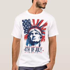 4:e juli det patriotiska amerikanska Pridet firand T Shirt