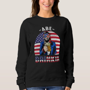 4:e juli: Drinkin som Lincoln Abraham Abe Ameri T Shirt