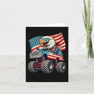 4:e juli: Eagle Monster Lastbil American Flagga US Kort