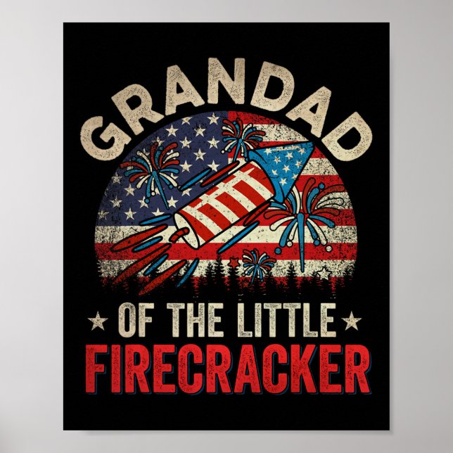 4:e juli: Fågeldagsfarmare i den lilla eldstaden Poster (Framsidan)