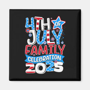 4:e juli Familj Firande 2025 Matchin Magnet