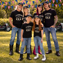 4:e juli familjefoton Born To Ride Anpassa