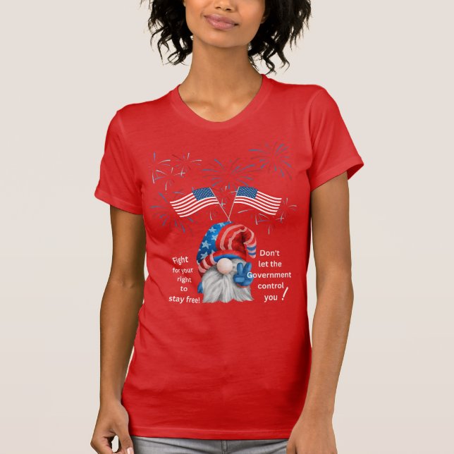 4:e juli Fight For Your Right T-Shirt (Framsida)