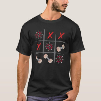 4:e juli Fireworks Dumbbells Gym-arbetsvikt T Shirt