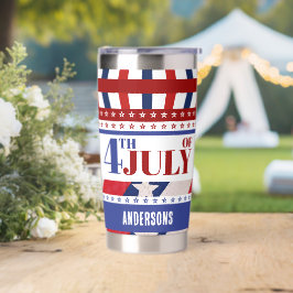 4:e juli Flagga America Artsy Anpassningsbar