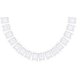 4:e juli födelsedag vimplar