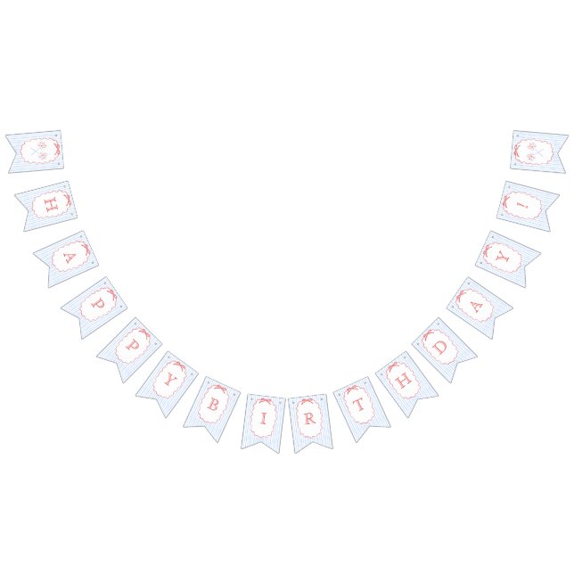 4:e juli födelsedag vimplar (Alla)