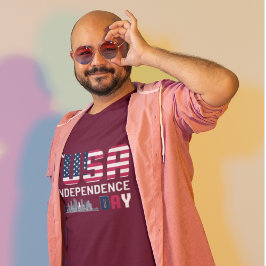 4:e juli - Förenta staternas Independence day-desi T Shirt