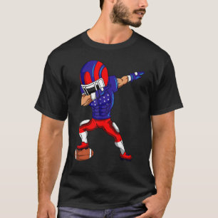 4:e juli Fotboll Dabbing Usa Sport American Fl T Shirt