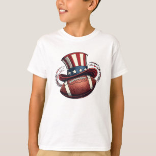 4:e juli Fotboll Patriotic Player Manar Boys Kid T Shirt