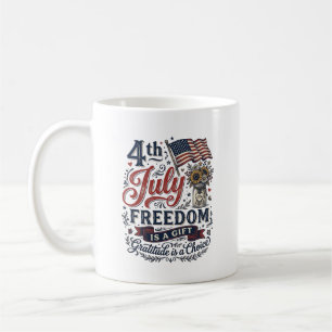 4:e juli frihetstack samlat vintage skjorta design kaffemugg