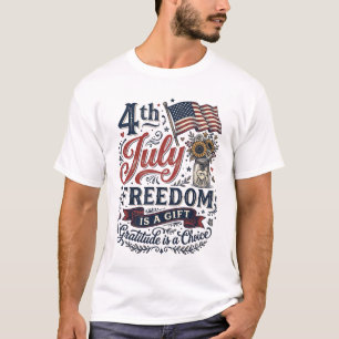 4:e juli frihetstack vare vintage skjorta design t shirt