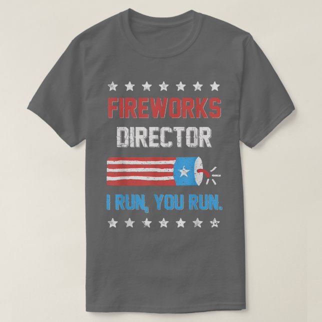 4:e juli: Fyrverkets direktör i Springa, Springa K T Shirt (Design framsida)