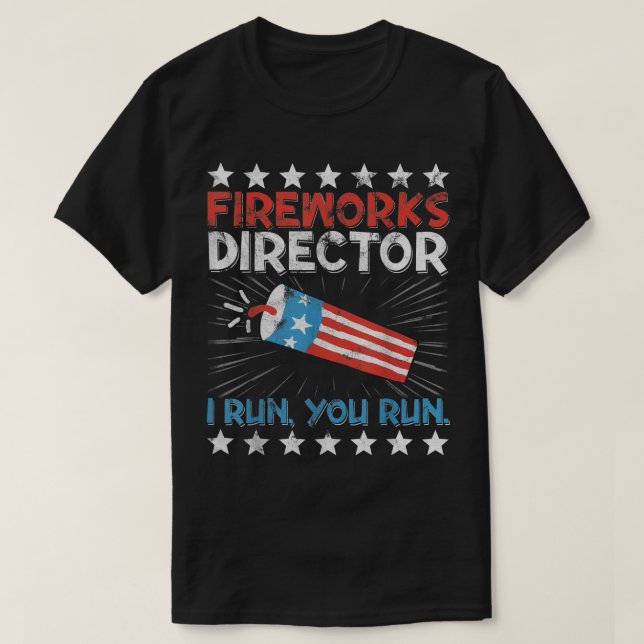 4:e juli: Fyrverkets direktör i Springa, Springa K T Shirt (Design framsida)