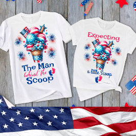 4:e juli Gender Visa pappa som T-Shirt