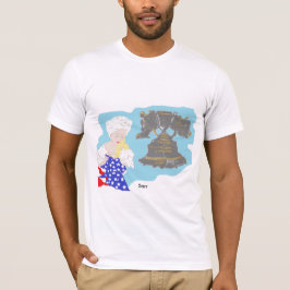 4:e Juli Herrbasbasicåtskjorta av Bella Canvas Tee Shirt