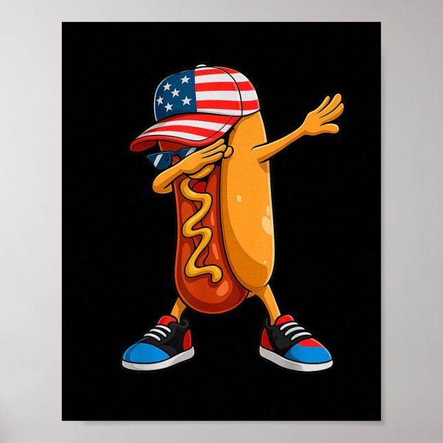 4:e juli Hett Hund, 4:e juli Kids Boys Poster (Framsidan)