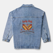 4:e Juli Hotdogs och fyrverkerier T-Shirt