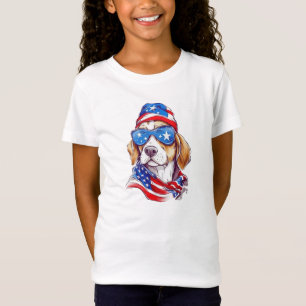 4:e juli hund sublimering-66361 Hoodie T Shirt