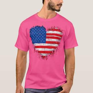 4:e juli i år är Amerika mitt hjärta T Shirt