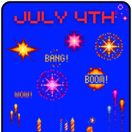 4:e juli i pixlar t shirt