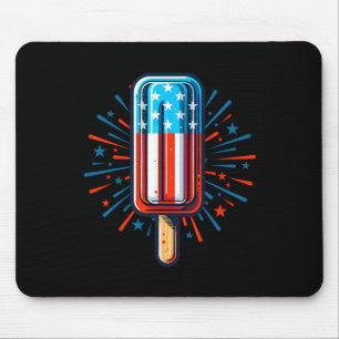 4:e juli Ice Cream American Flagga Patriotic Summ Musmatta