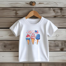 4:e juli Ice Cream Kids’ T-Shirt