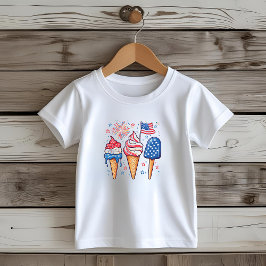 4:e juli Ice Cream Kids’ T-Shirt