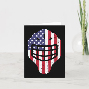 4:e juli Ice Hockey Helmet America Flagga America Kort