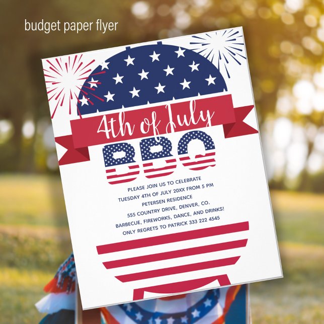 4:e juli-inbjudan till Bq stars och stripes Flygblad (Skapare uppladdad)