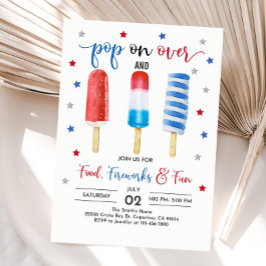 4:e juli-inbjudan till Independence day party Invi Inbjudningar