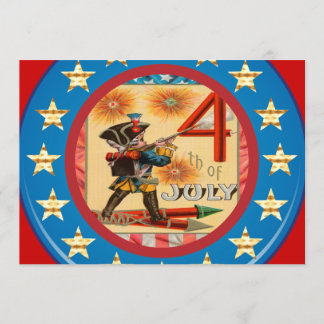 4:e juli-inbjudan till part inbjudningar