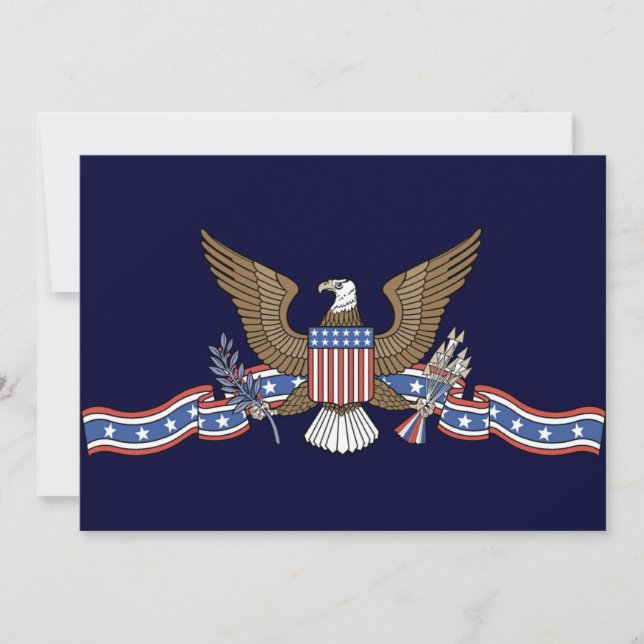 4:e juli-inbjudan till part inbjudningar (Framsida)