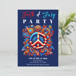 4:e juli-Independence day-Fredsteckenet- Inbjudningar