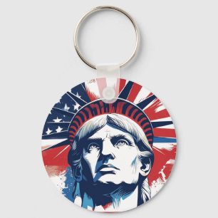4:e juli Independence day Spirit Nyckelring