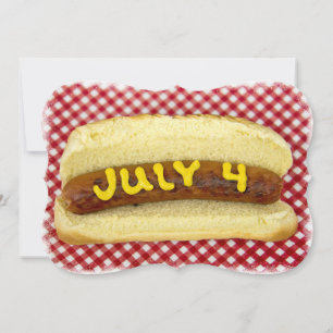 4:e juli-Julfesten Inbjudningar