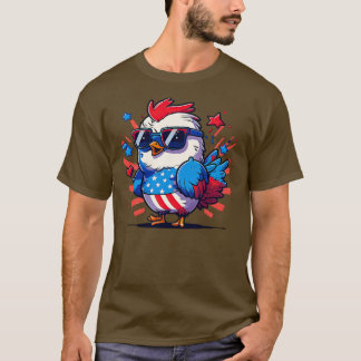 4:e juli-kycklingen t shirt