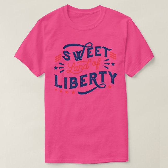 4:e juli: Liberty Quote T Shirt (Design framsida)