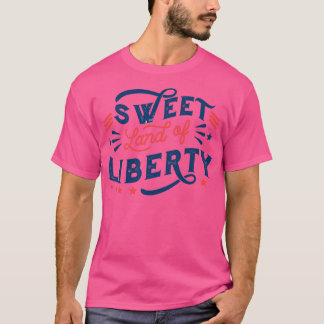 4:e juli: Liberty Quote T Shirt